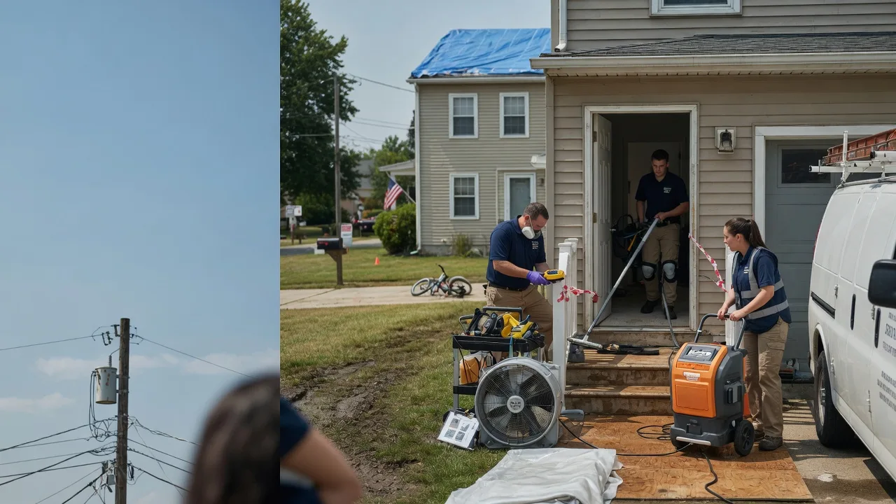 Water Damage Repair in Freelandville, IN near me